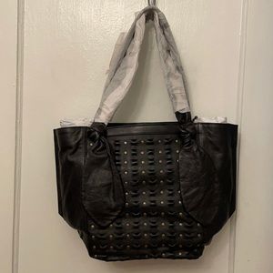 NWT Frye Jade studded leather tote bag.